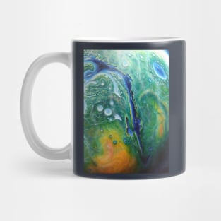 Valles Marineris on Green Terraformed Mars (vertical) Mug